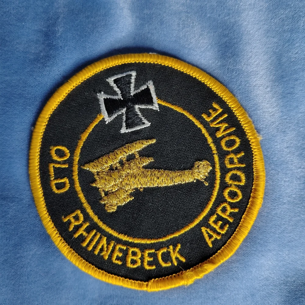 Vintage Old Rhinebeck Aerodrome Rhinebeck, NY Three Inch (3") Iron On Patch - Picture 1 of 5